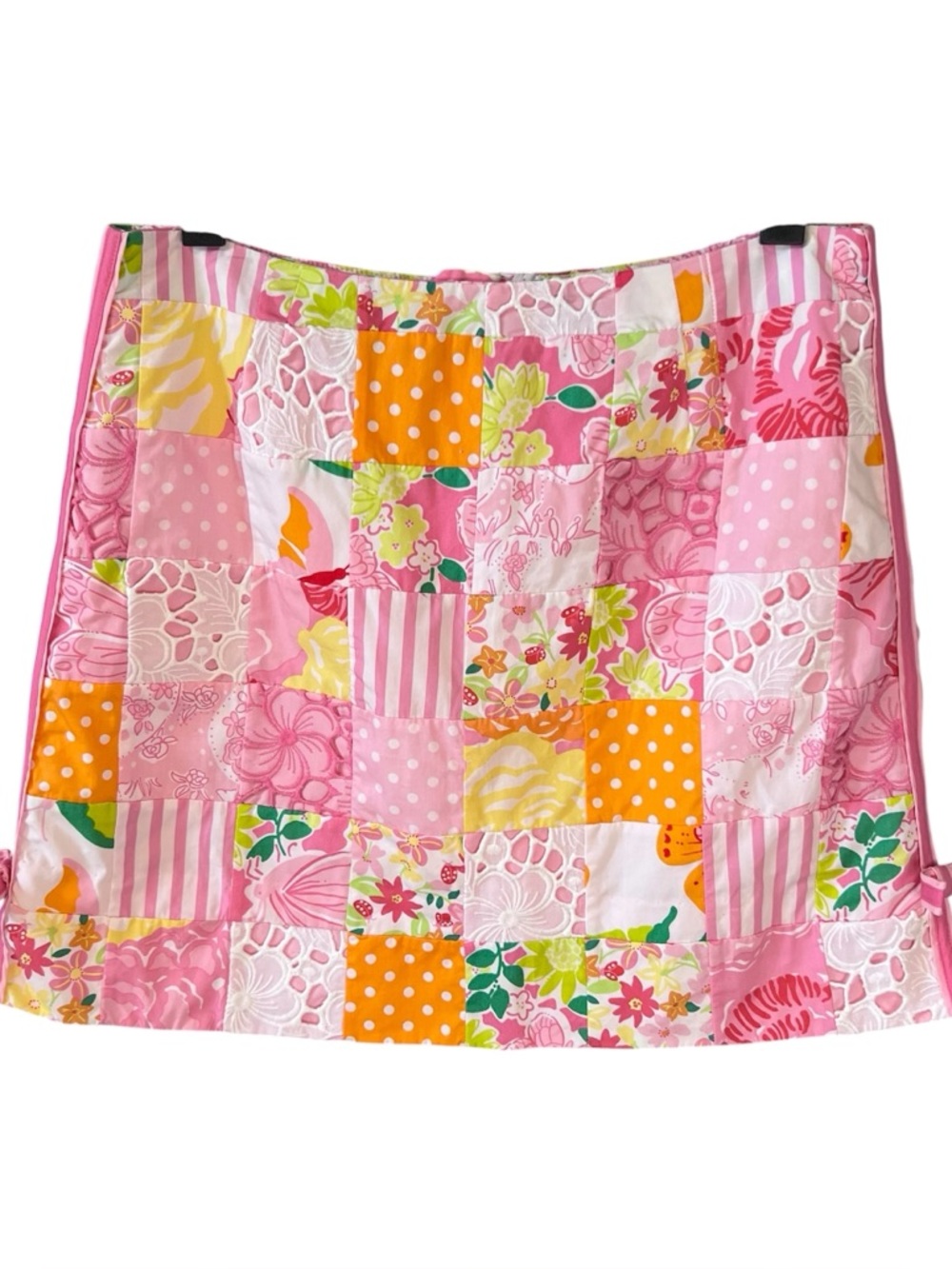 Vintage  Lilly Pulitzer Patchwork Floral Skirt